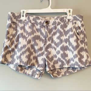 Lucky Brand Navy Patterned Shorts